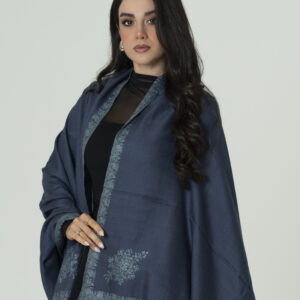 Royal Ivory Pashmina – Handwoven Grace