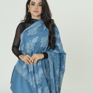 Blue Velvet Pashmina – Deep Comfort