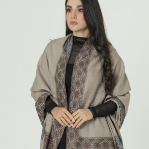 Alternative view of Vintage - Blush Stone Pashmina – Delicate Heritage