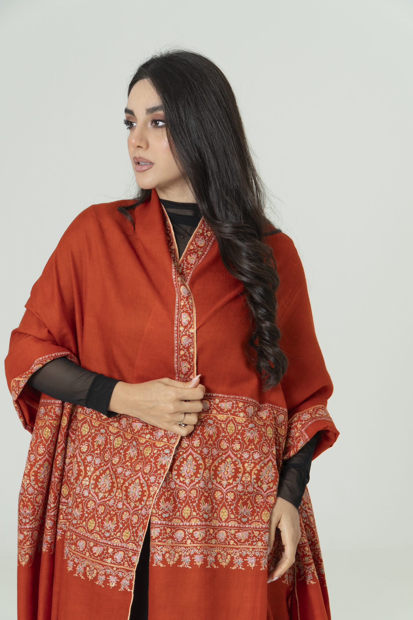 Copper Charm Pashmina – Artisan Touch - Image 2