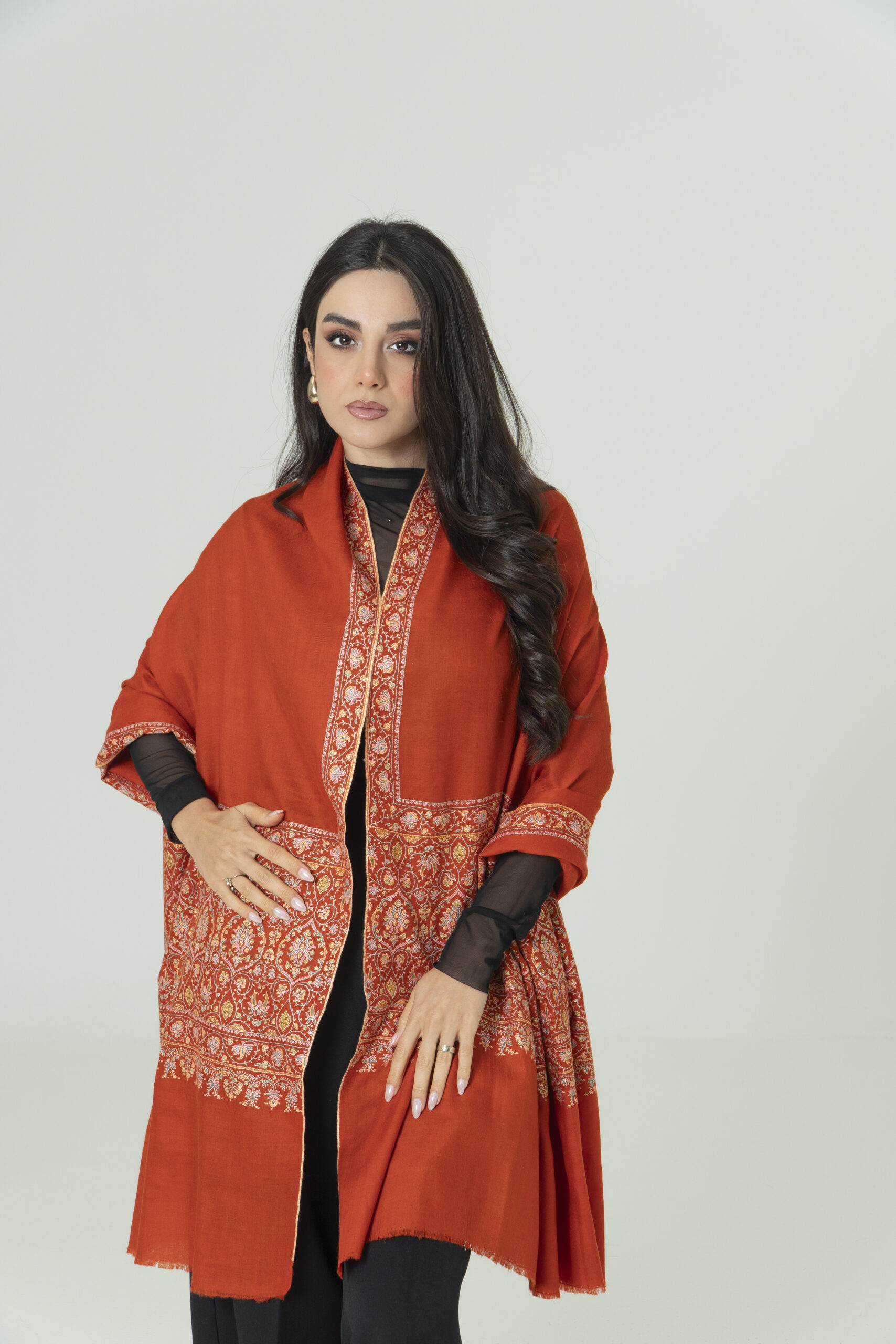 Copper Charm Pashmina – Artisan Touch