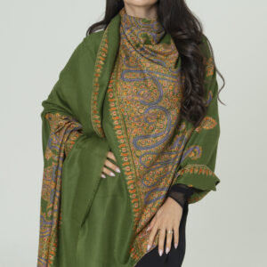 Alternative view of Forest Glow Pashmina – Artisan Warmth