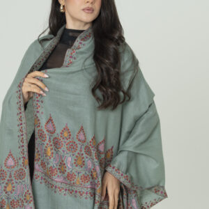 Alternative view of Royal Teal Pashmina – Bold Luxury Weave