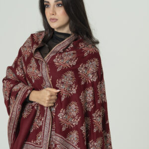 Alternative view of Sapphire Grace Pashmina – Refined Beauty