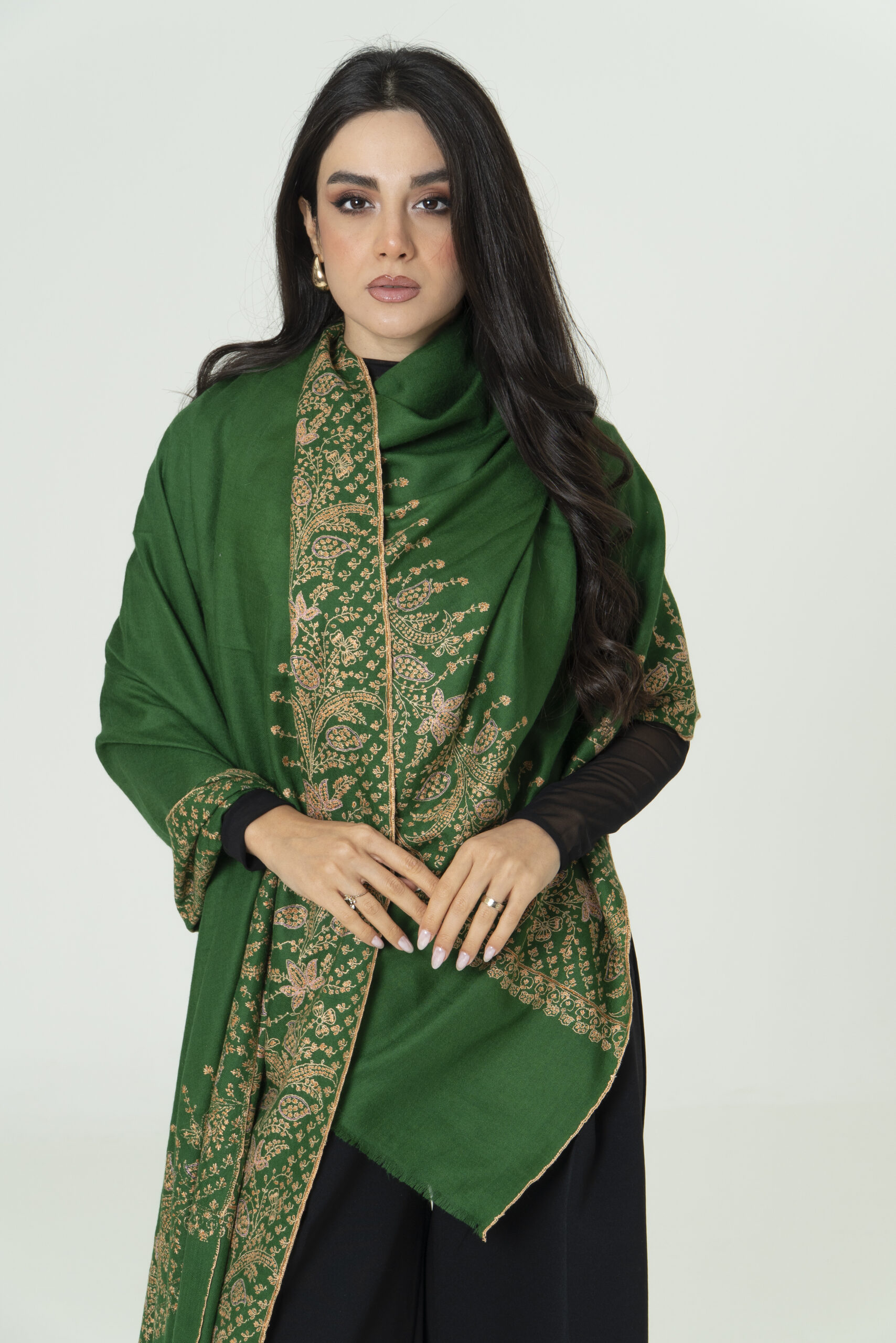 Emerald Mist Pashmina – Grace of Nature