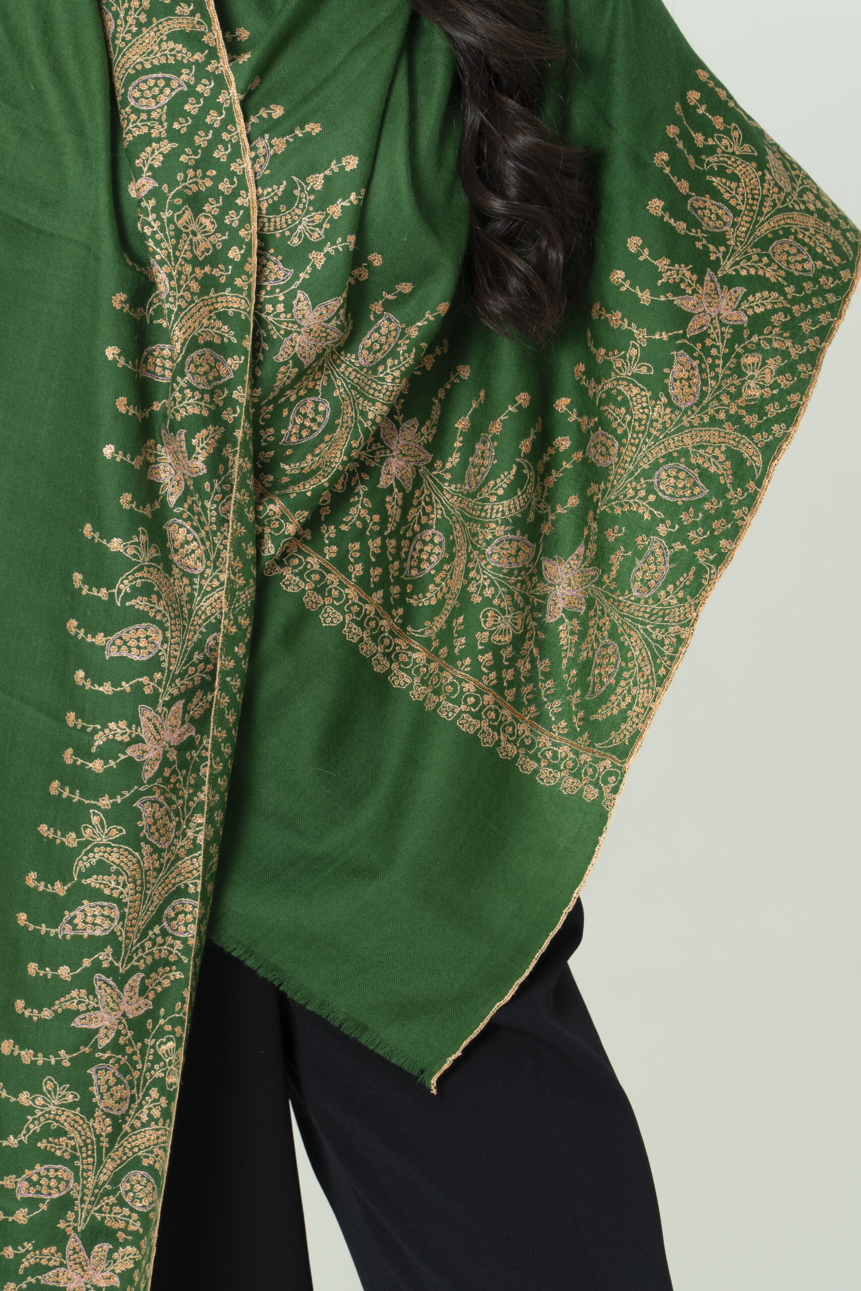 Emerald Mist Pashmina – Grace of Nature - Image 3