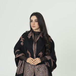 Alternative view of Royal Orchid Pashmina – Floral Elegance