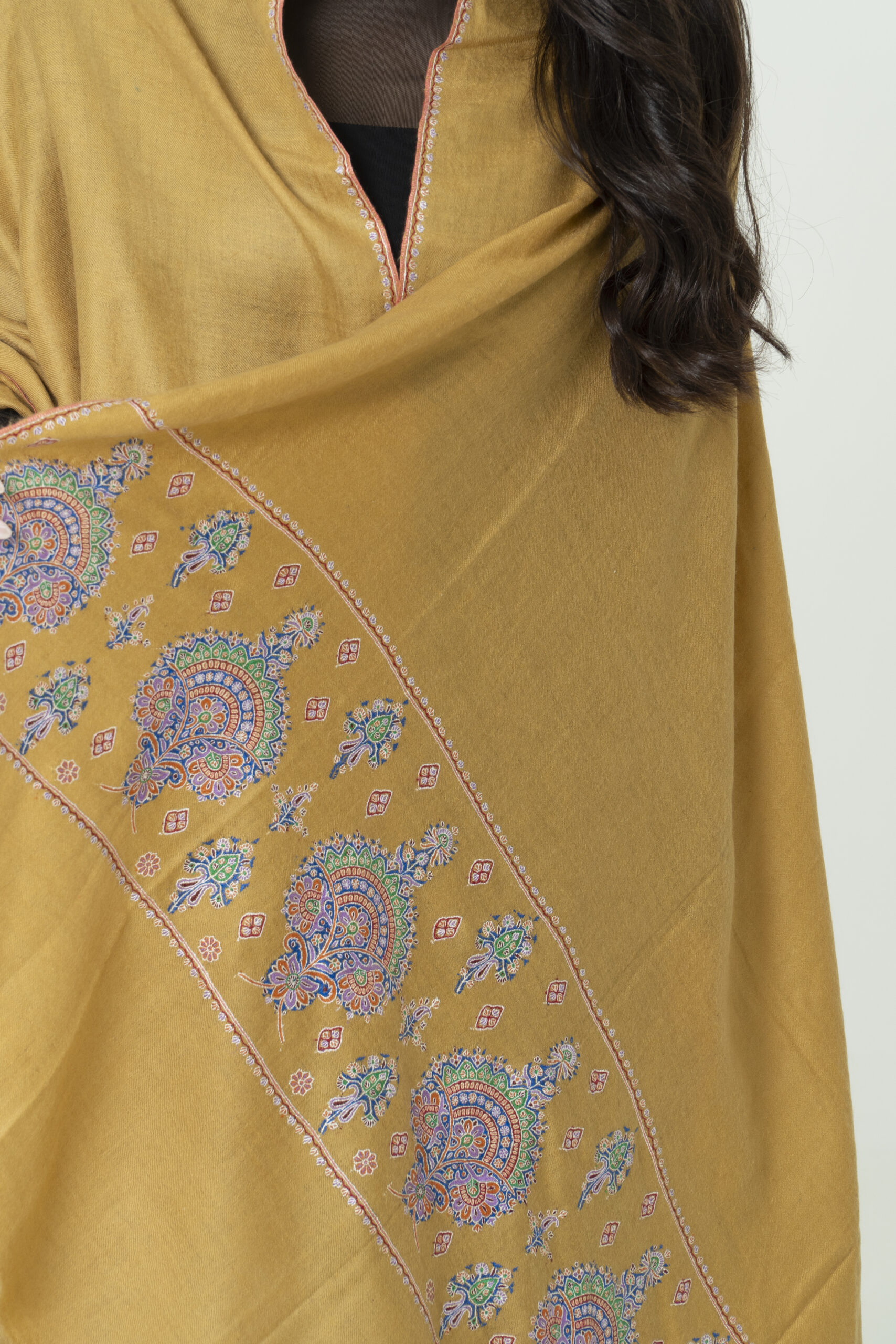 Golden Sand Pashmina – Heritage Craft - Image 3