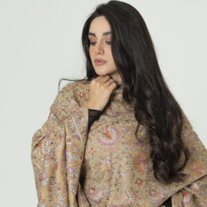 Alternative view of kalamkari Cashmere Dream Pashmina – Pure Softness