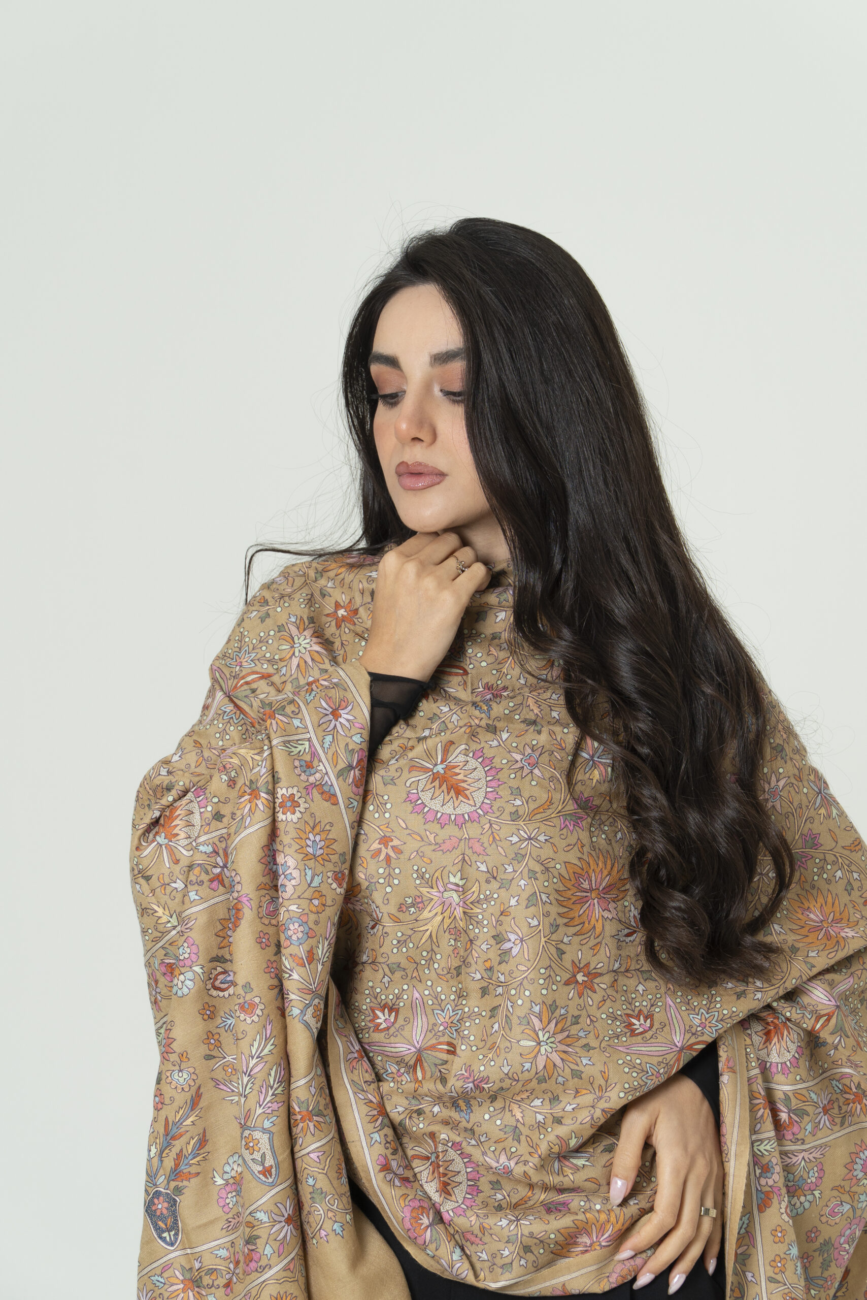 kalamkari Cashmere Dream Pashmina – Pure Softness - Image 2
