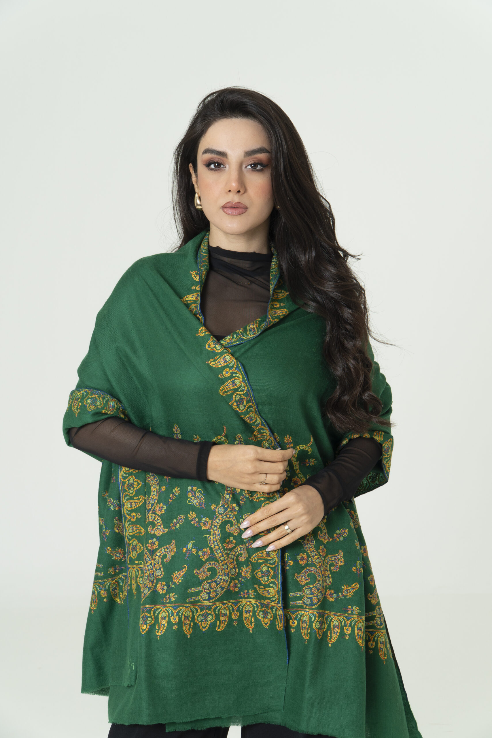 Emerald Valley Pashmina – Bold Luxury