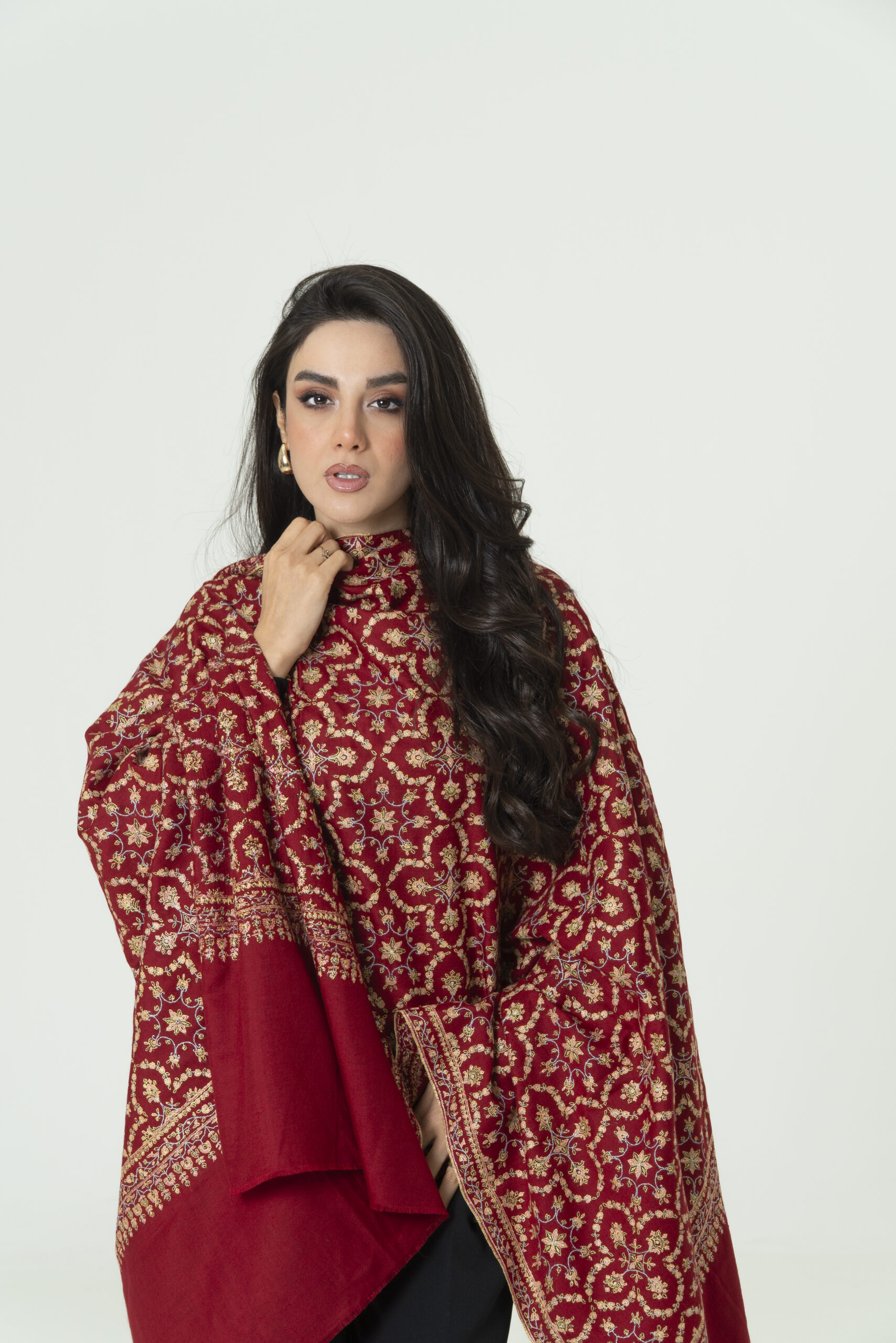 Royal Blush Pashmina – Signature Elegance