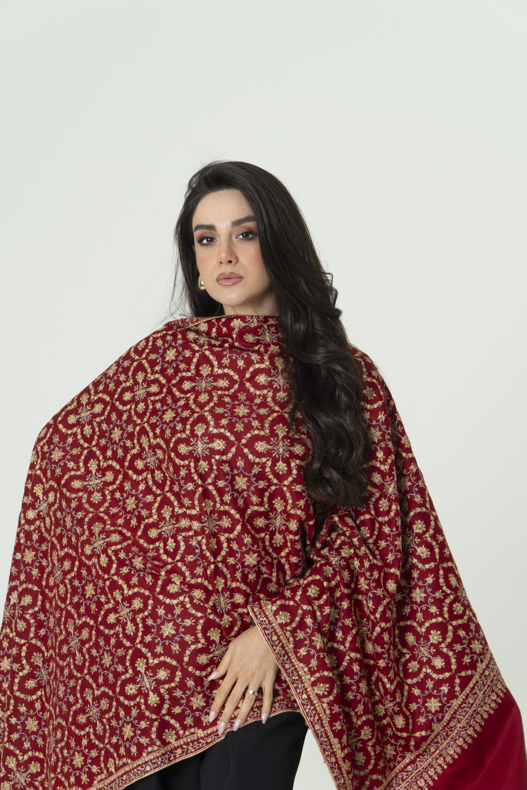 Royal Blush Pashmina – Signature Elegance - Image 3