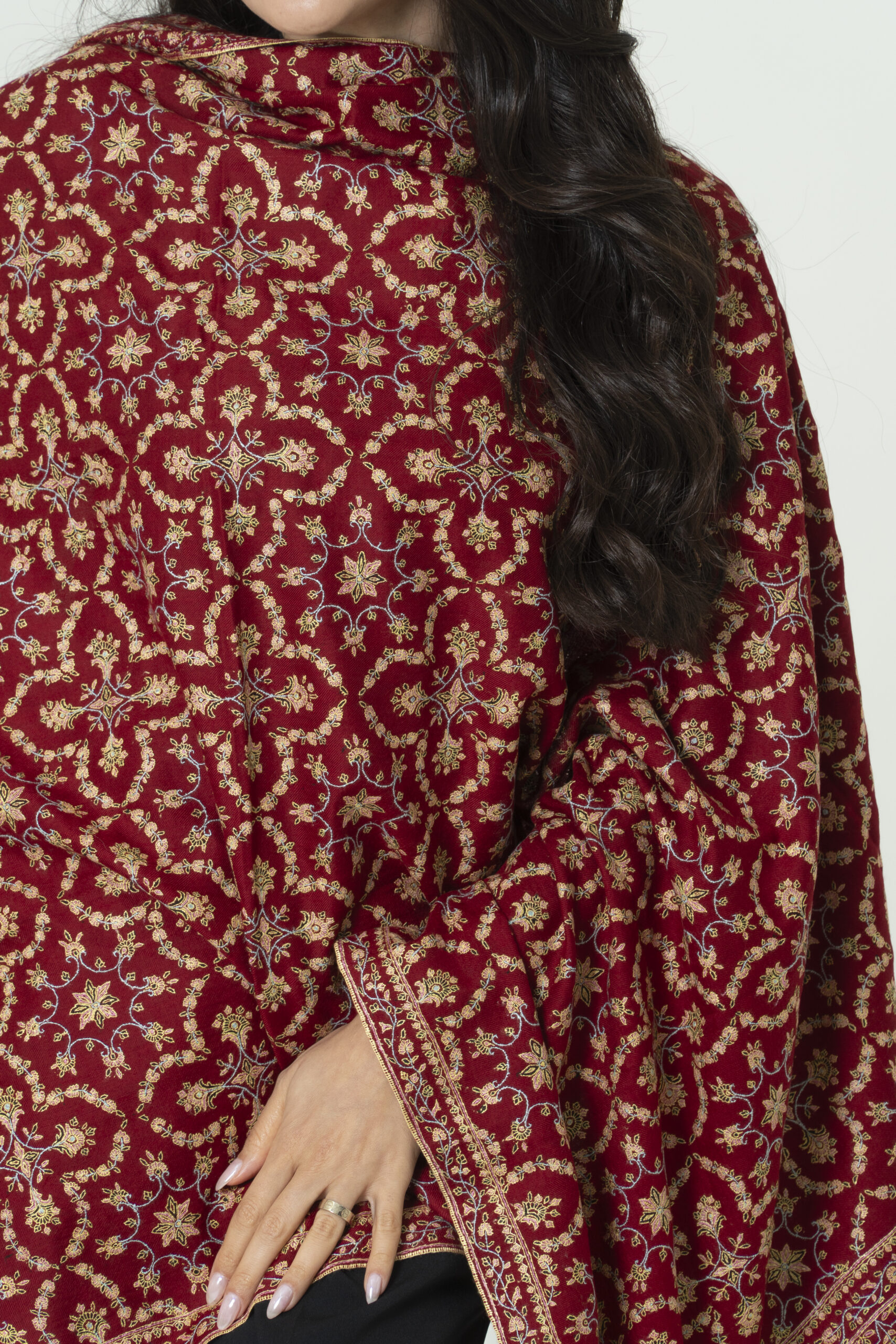 Royal Blush Pashmina – Signature Elegance - Image 5