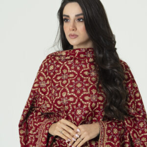 Alternative view of Royal Blush Pashmina – Signature Elegance