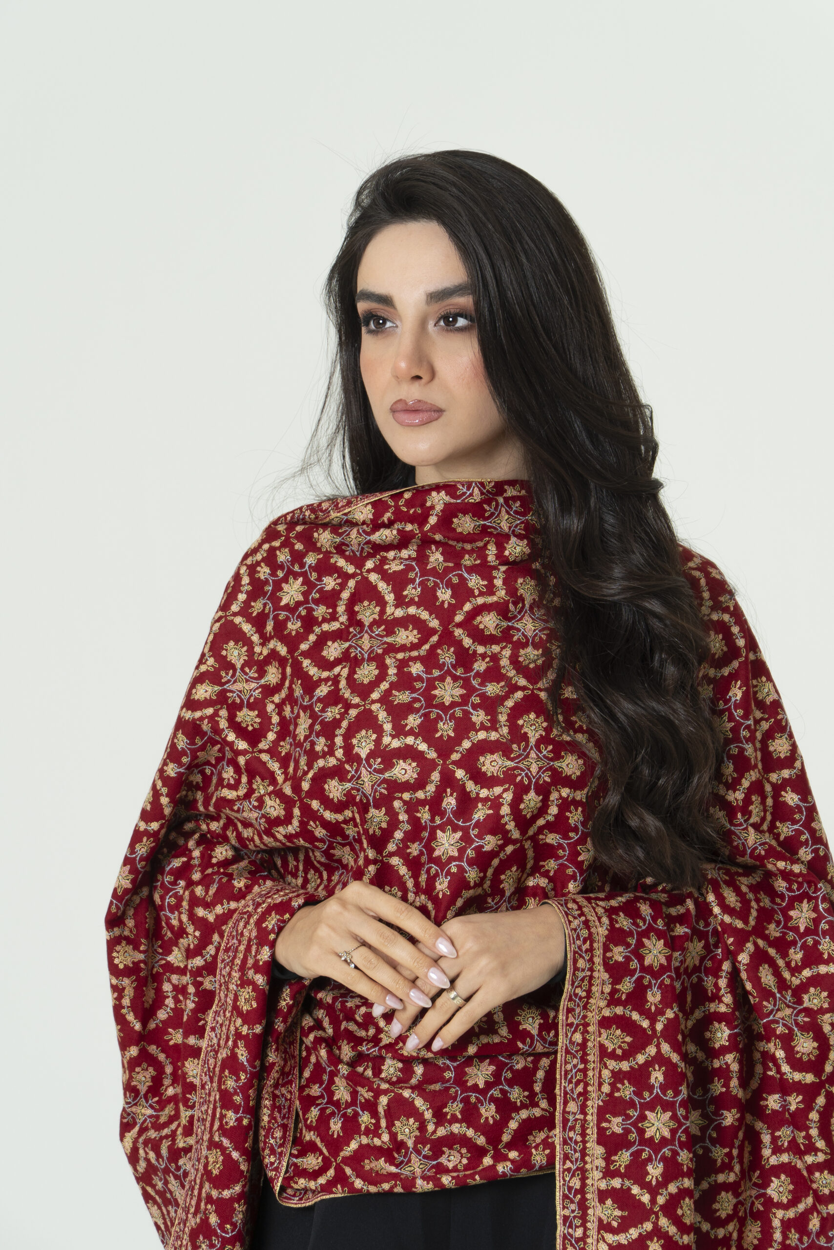 Royal Blush Pashmina – Signature Elegance - Image 2