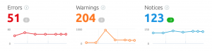 seo audit status
